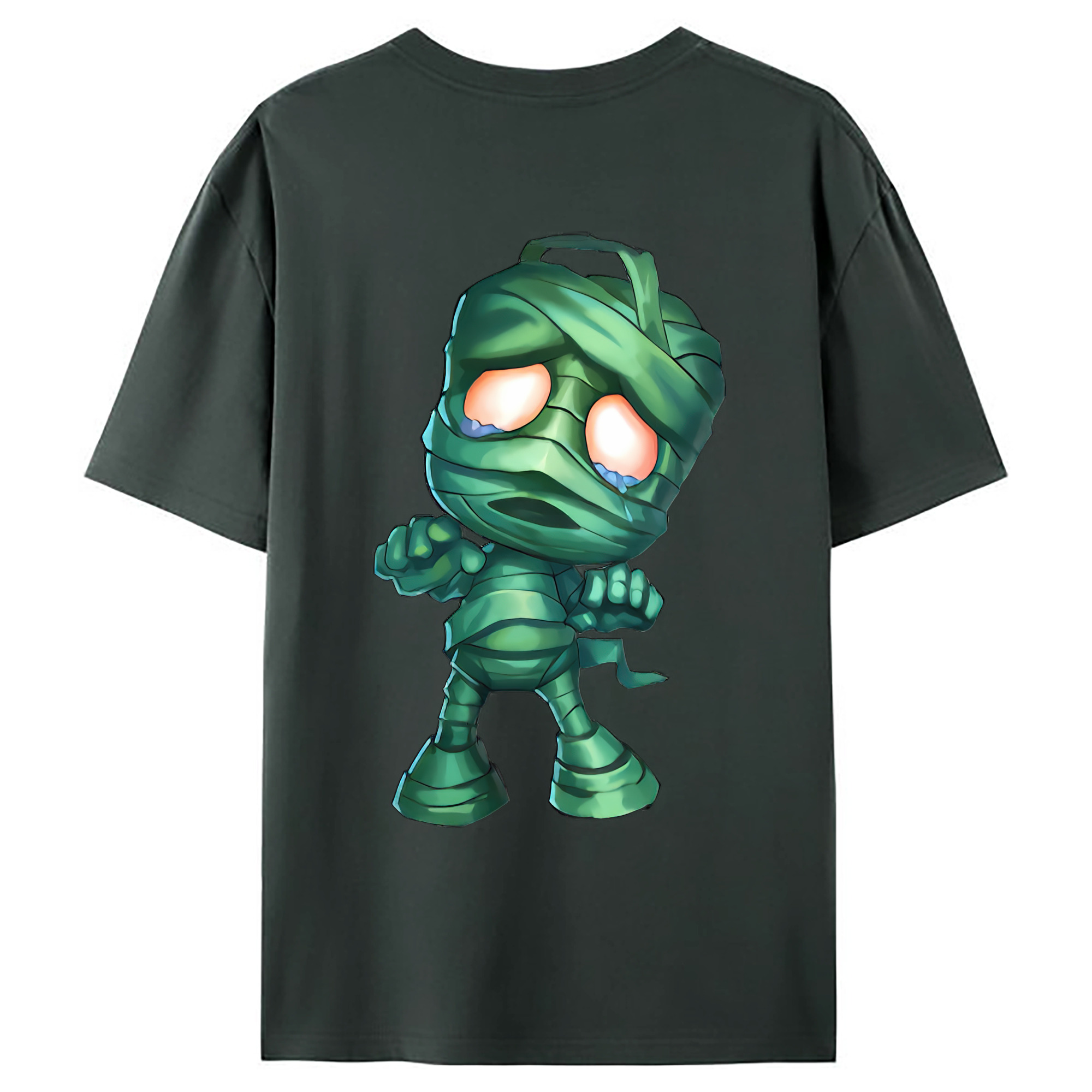 （画像用） リーグ・オブ・レジェンド League of Legends LOL 綿100％ メンズ半袖Tシャツ（バックプリント） 通気性